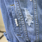 Floral Embroidered Denim Jacket for Women – A Touch of Elegance-6