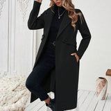 Notch Lapel Trench Coat Elegance