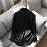 Elegant Long Sleeve Office Blouse