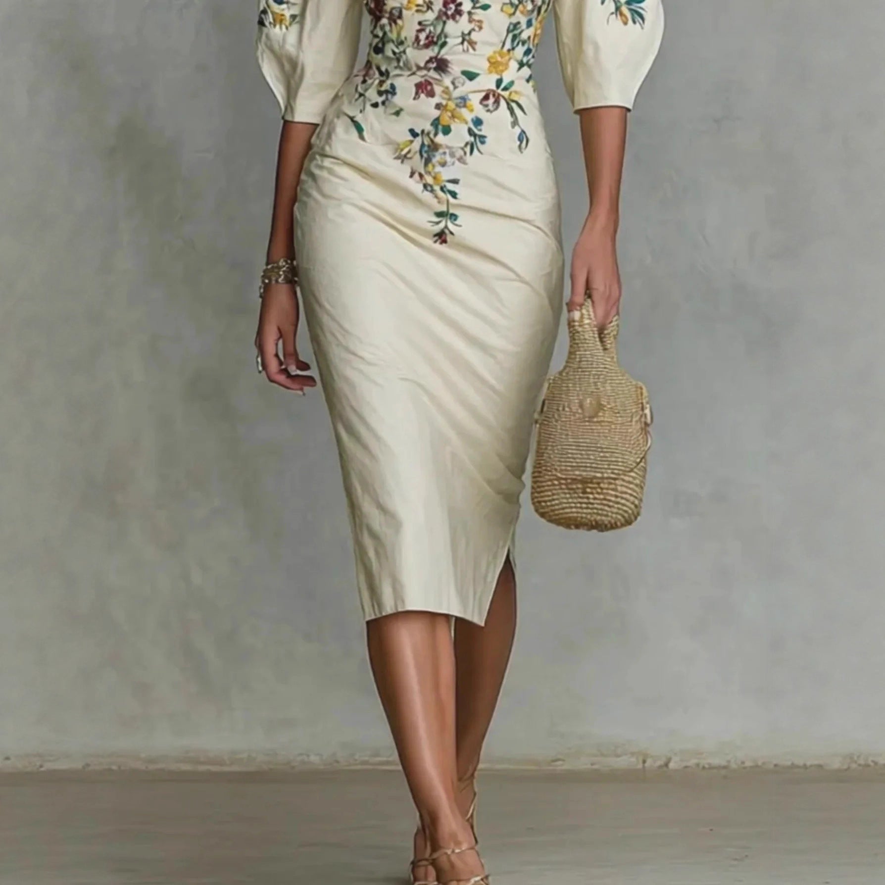 Effortless Off-Shoulder Waist Dress