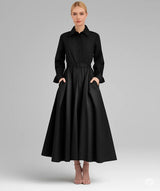 Χαλαρό φόρεμα γυναίκες ελαστική υψηλή μέση δείχνουν λεπτή ιδιοσυγκρασία