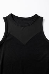 Round Neck Sleeveless Bodysuit-5