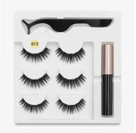 A Pair Of False Eyelashes With Magnets In Fashion-013style-43