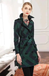 Autumn trench coats-Green-4