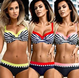 Bikini Swimsuits Women Candy Colors Swimsuits Push Up-1