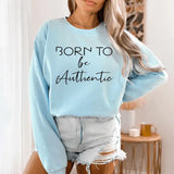 Born To Be Genuine Goods Printed Cartoon Pullover-3