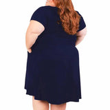 Big size 9XL 2022 Summer Fat MOM Woman dress Loose plus size women clothing 9xl dress vestidos clearance sale-4