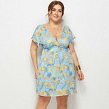 Chic Plus-Size Paisley Summer Dress for Women-06-12