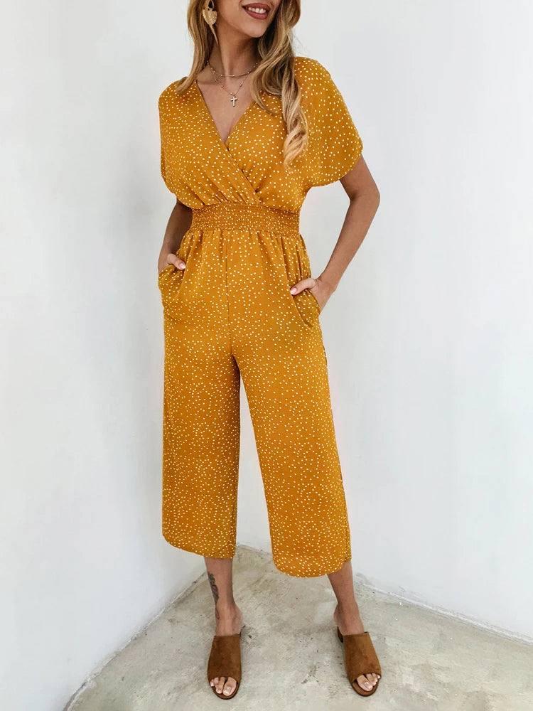 Lossky Women Jumpsuits Rompers Summer Casual-2