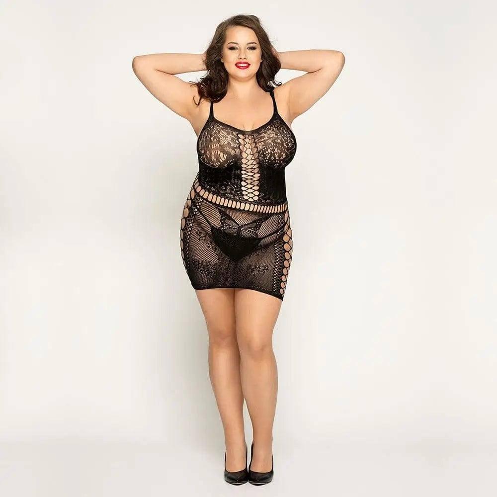 Curvaceous Confidence: Sheer Elegance Lingerie Collection-5