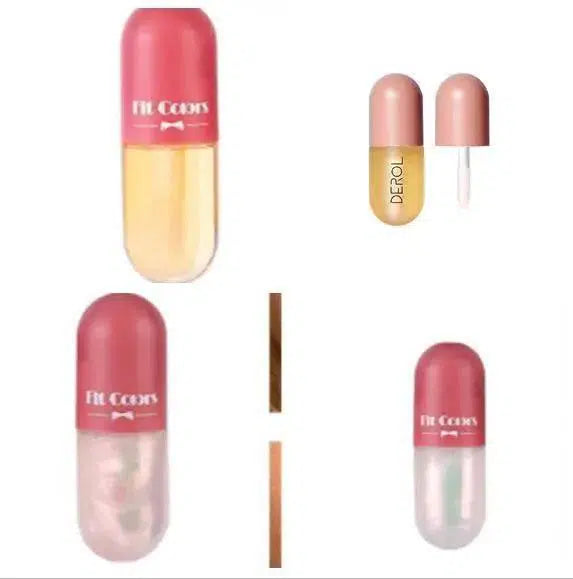 Day Night Instant Volume Lip Plumper Oil Clear Lasting-4pcsset-2