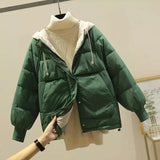 LOVEMI - Lovemi - Down Jacket Hooded Warm Jacket Casual