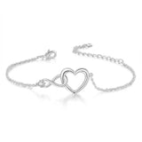 Heart-shape Bracelet Fashion Jewelry Versatile Love Bracelet Gift For Girlfriend Valentine's Day-8