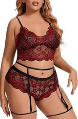 European And American Lingerie Fashion Ladies Temptation-Red-1