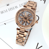 Fashion women watch-Coffee color-5