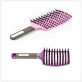 Hairbrush Anti Klit Brushy Haarborstel Women Detangler Hair-9-25