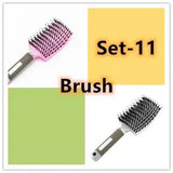 Hairbrush Anti Klit Brushy Haarborstel Women Detangler Hair-34