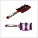 Hairbrush Anti Klit Brushy Haarborstel Women Detangler Hair-6-35