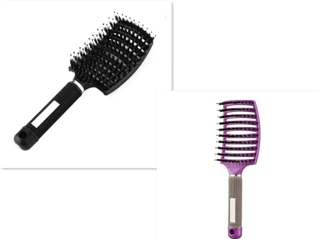 Hairbrush Anti Klit Brushy Haarborstel Women Detangler Hair-SetD-40