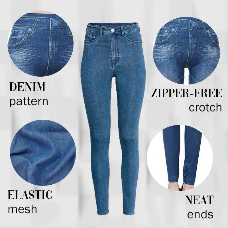 High Rise Waist Skinny Slim Fit Stretch Casual Basic Denim-5