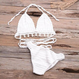 Hollow Shell Top Hand-Woven Bikini Outdoor-6