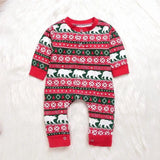 Infant Baby Boys Girls Christmas Santa XMAS Letter Plaid-2-3