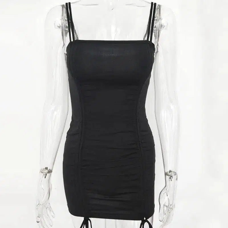 LOVEMI - Lovemi - Articat Spaghetti Strap Sexy Backless Women Summer