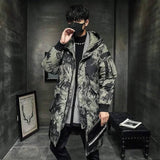 LOVEMI - Lovemi - Austin Letter Patches Long Style Padded Coat