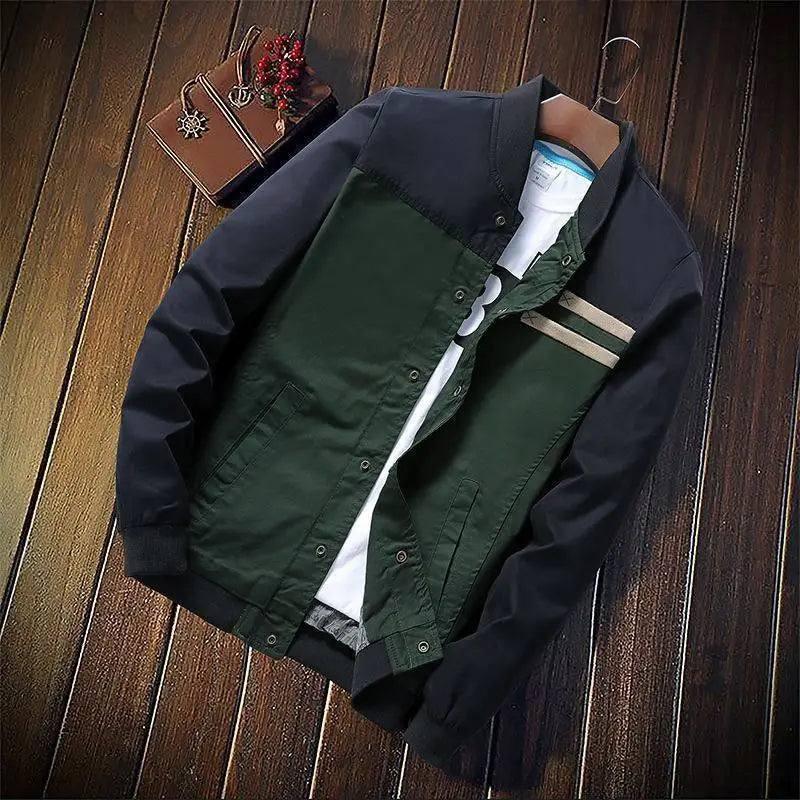 LOVEMI - Lovemi - Baseball collar casual men's jacket