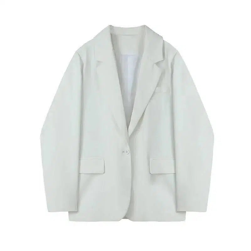 Blazer Women's Summer Design Sense Niche Spring And Autumn-White-4