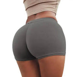 Cheap Stretchy Booty Shorts Women Sportwear Push Up Shorts-6-30