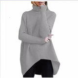 Stylish European Winter Knit Sweater-Grey-1