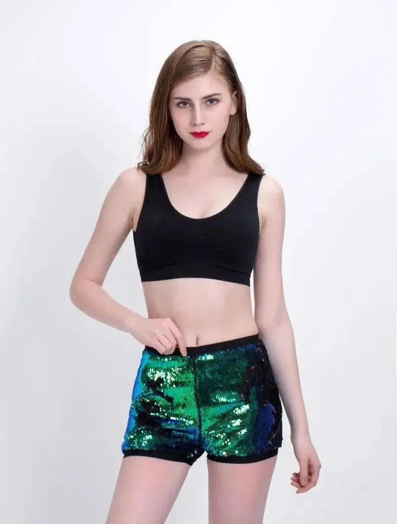 LOVEMI - Lovemi - Female sequin shorts