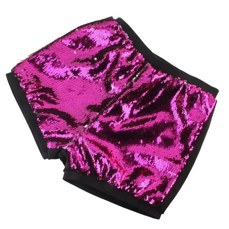 Female sequin shorts-9