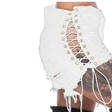 GOTHIC RIPPED MINI JEAN SHORTS-198white-11