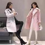 LOVEMI - Lovemi - Lamb wool coat