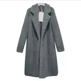 Lambskin coat-Grey-5