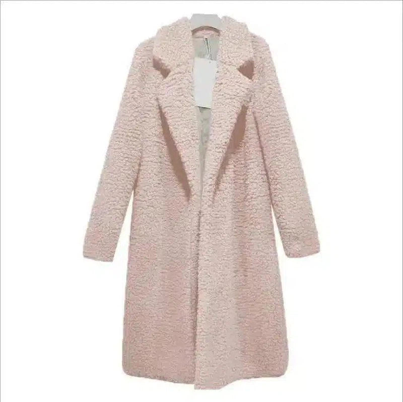 Lambskin coat-Pink-8