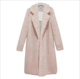 Lambskin coat-Pink-8