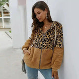 LOVEMI - Lovemi - Leopard stitching jacket