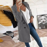 Elegant Blue Coat for Any Occasion-Grey-4