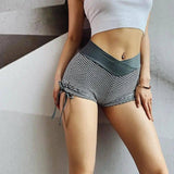 LOVEMI - Lovemi - Mesh Yoga Training Shorts