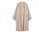 Mid-length sweater coat knit cardigan-Camel-2