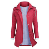 5XL Waterproof Jackets for All Weather-Red-5