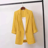 LOVEMI - Lovemi - Short Blazer Coat Women'S Leisure Korean Slim Thin