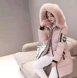 Chic 3XL Winter Jackets for Women-Pink-3