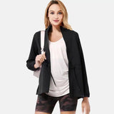 Women's Lightweight Zippered Jacket with Pockets-1