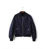 LOVEMI - Lovemi - Stand collar flight jacket