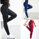 Stitching Sports Feet European And American Yoga Leggings-1