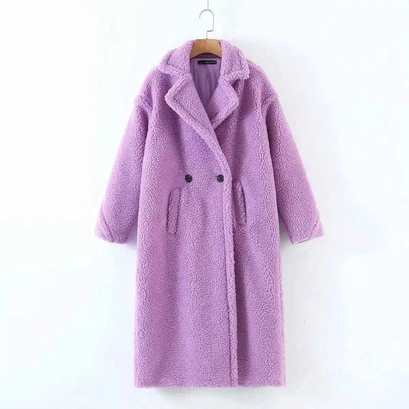 LOVEMI - Lovemi - Street style lamb wool coat